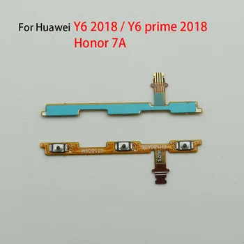 1-50 adet Huawei Y6 başbakan 2018, Y6 2018, onur 7A Güç Açık Kapalı Ses Anahtarı Yan Düğme Anahtarı Flex Kablo