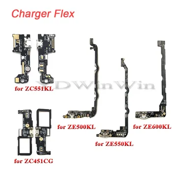 1 adet Usb şarj yuva konnektörü ASUS Zenfone 2 3 4 İçin ZE550KL ZE500KL ZE600KL ZC550KL şarj portu Flex Kablo Tamir Parçaları