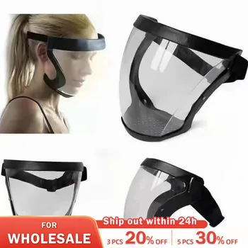 1 adet Şeffaf Tam Kullanımlık Toz Geçirmez Anti Sis WindproofMask HD Güvenlik Gözlükleri Koruma Antisplash Maskesi Filtreler İle