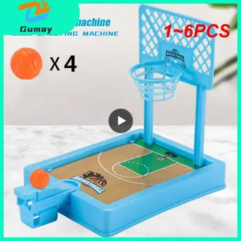 1 ~ 6 ADET Mini atıcılık makinesi Parti Masa İnteraktif Spor çocuklar oyunları Yetişkinler İçin Montajı kolay Masaüstü Masa Oyunu Basketbol