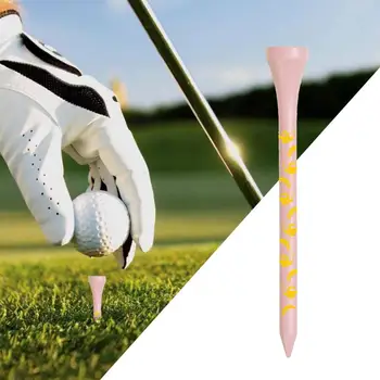 10 Adet Tee Taban Kafatası Baskı Artırmak Uçuş Mesafesi golf topluğu Düşük Dirençli Ucu Uygulama Eğitimi Golf Topu Tutucu Golf Eğitimi