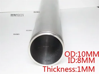 10x8mm 10mm OD 8mm ID 1mm kalınlığı 50cm Gr2 titanyum tüp TA2 titanyum borular titanyum alaşımlı boru ti alaşımlı boru ısıtma