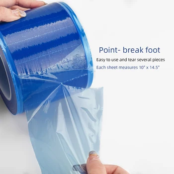 1200 adet Su Geçirmez Dövme Bariyer Film Pro Tek Kullanımlık Dövme Temizle Wrap Membran Anti-kirlenme Filmi Yapışkanlı Bandaj 10x15cm
