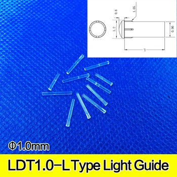 1mm LED Diyot F3 Çeşitli Kiti DIY ışık yayan Diyot sinyal lambası boncuk LDT1. 0-L Tipi ışık kılavuzu sütun