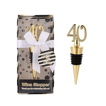 20 adet şişe tıpası Şampanya Şarap Mantar 30/40/50//60/70/80. yıldönümü Doğum günü partisi dekor düğün konuk hediye