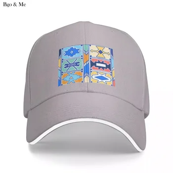2023 Yeni Renkli Ndebele PatternBaseball Kap Tasarımcı Şapka Komik Şapka Erkek Kap kadın