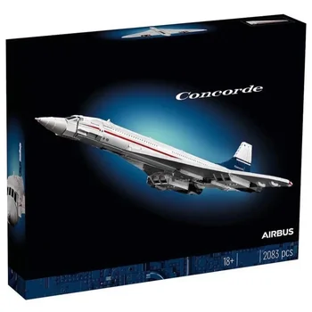 2023 YENİ 10318 Airbus Concorde Yapı Kiti dünyanın ilk süpersonik Uçağı Havacılık Modeli Tuğla eğitici oyuncak Çocuklar için