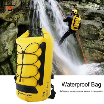 20L açık depolama sırt çantası kuru ıslak ayırma yalıtımlı sırt Çantası katlanabilir hafif Kayaking Rafting botla yüzme