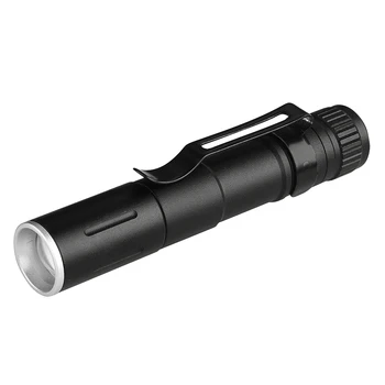 395nm LED taşınabilir Zoom UV kalem fener ile klip Metal mor ışık ultraviyole Torch para dedektörü lamba