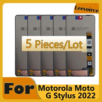 5 ADET Orijinal Ekran Motorola Moto G İçin Stylus 2022 XT2211 XT2211-1 XT2211 - 2 LCD Ekran Dokunmatik Digitizer Cam Meclisi Parçaları