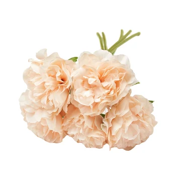 5 Güzel Yapay Şakayık Düğün İpek Dahlia Aile Sonbahar Dekorasyon Düğün Nakış Topu Çiçek Yapay Çiçekler