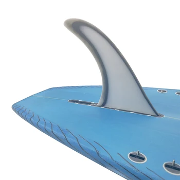 9 inç Longboard Yüzgeçleri Fiberglas sörf yüzgeci Sup Tek Fin Sörf Aksesuarları Merkezi Fin Sup/sörf tahtası