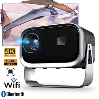 A003 MİNİ Projektör 5G WIFI Taşınabilir Ev Sineması Full HD 1080P Sinema Akıllı TV Sync Android Telefon LED Projektörleri 4k Film
