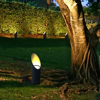 Ağaçlar Alt Lamba Açık Su Geçirmez Villa Avlu Bahçe Lambası Açık Topluluk Peyzaj Aydınlatma Zemin Çıkış Tipi