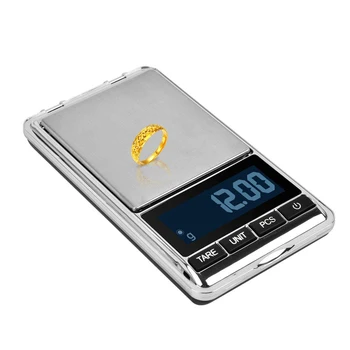 Cep takısı Terazi Hassas elektronik tartı 500g 0.01 g Taşınabilir LCD Dijital tartı Mini Denge Mutfak Gram