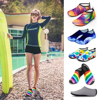 Dalış ayakkabıları Kadın Erkek Plaj Yüzme Su spor çoraplar Yalınayak Spor Ayakkabı Yoga Spor Dans Yüzmek Sörf Dalış Şnorkel Ayakkabı