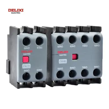 DELIXI Yardımcı Kontak Bloğu F4 - 11 F4-20 F4-02 için CJX2 CJX2S AC Kontaktör