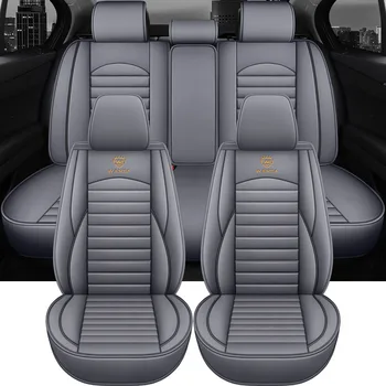 Evrensel Deri Oto Araba Koltuğu Kapakları Skoda Superb İçin 2 Chevrolet Onix Honda City Audi A5 Sportback İç Aksesuarları