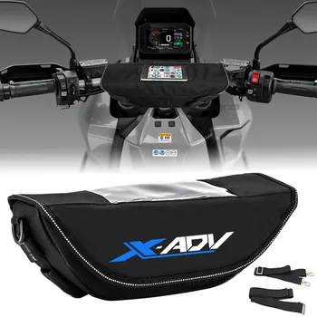 Honda için XADV 750 X ADV X-ADV 750 Motosiklet Su Geçirmez Çanta Depolama Gidon çantası Seyahat Alet çantası