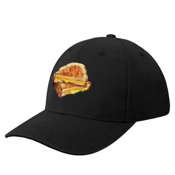 Izgara Peynirli Sandviç beyzbol şapkası güneşlikli kep plaj şapkası Askeri Kap Adam siyah Erkek Çocuk kadın