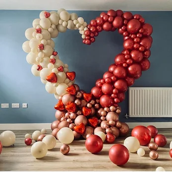 Kalp Şeklinde Yuvarlak Balon Kemer DIY Çelenk Düğün Doğum Günü Partisi Dekorasyon Bebek Duş yılbaşı dekoru Balon Aksesuarları Yeni