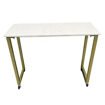 Katlanır manikür masası Beyaz Tavolini Vanity Ürünleri Aksesuarları Masa Oturma Odası Büyük Masa Onglerie salon mobilyası