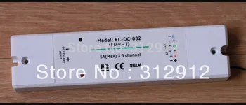 KC-DC-032(play-1);Reseptör KS-RGB-01 rgb oyun I denetleyici; DC12-32V giriş, max 5A * 3 kanal çıkışı