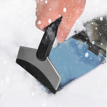 Kış Cam Buz Çözme Buz Kazıyıcı Aracı Cam Kar Temizleme Araçları Oto AccessoriesUniversal Çok Fonksiyonlu Araba kar küreği