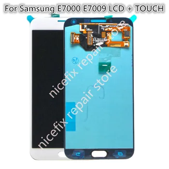 LCD Dokunmatik Ekran 5.5 E7 LCD Sostituzione Ekran LCD Meclisi Samsung Galaxy E7 E7000 E7009 dokunmatik ekran digitizer