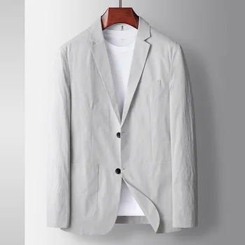 M-yaz ince erkek yedi noktalı kollu takım elbise takım elbise gençlik eğlence takım elbise ceket İngiliz iş formatı
