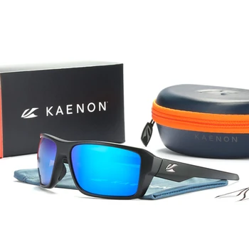 Marka KAENON 2024 Yeni Moda Nötr Yaz Polarize Spor Güneş Gözlüğü TR90 Çerçeve Balıkçılık Yürüyüş Plaj Gözlük UV400 Kılıf İle