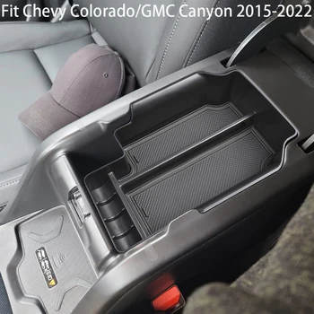 Merkezi Konsol Organizatör Chevy Colorado / GMC Kanyon 2015-2021 2022, kol Dayama Tepsisi İkincil saklama kutusu
