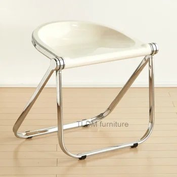 Mutfak İskandinav yemek sandalyeleri Katlanır Taşınabilir Ofis Tasarımcısı yemek sandalyeleri Cafe Kamp Eetstoelen Modern Mobilya YY50DC