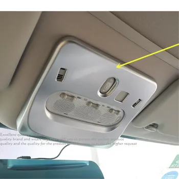 Nissan Qashqai için J11 Dualis 2014 2015 2016 2017 ABS Krom Ön Çatı Dome Okuma İşık Lambası Kapağı araba aksesuarları İç