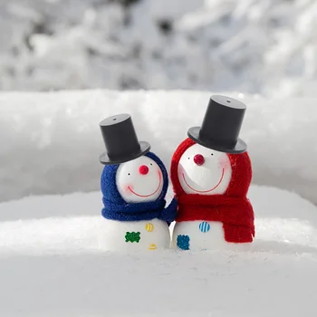 Noel Dıy Dekoratif Mini Şapkalar Mini Kardan Adam Silindir Şapkalar Parti Noel DIY Dekoratif Parti Şapkası Mini Kardan Adam Hediye Şapka