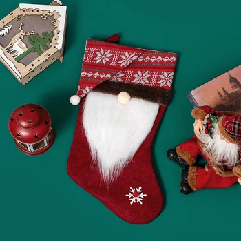 Noel Gnome Çorap 2 Set Asılı Süsleme Sevimli Hediye Dekor Ev için çocuk Günü Doğum Günü Partisi Hediye Toptan