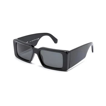 OERI097 Kapalı Güneş Gözlüğü Erkekler ve Kadınlar için 2023 Lüks Marka Tasarımcısı Y2K Moda UV400 Dikdörtgen Beyaz güneş gözlüğü Sürüş için