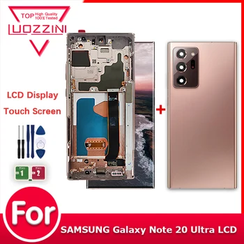 OLED LCD SAMSUNG Galaxy Not İçin 20 Ultra N985 N985F Ekran Dokunmatik Ekran Değiştirme NOT 20 Ultra Ekran 100 % Test