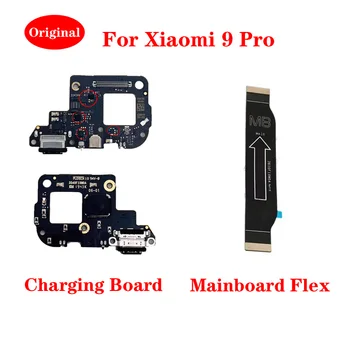 Orijinal Xiaomi 9 Pro USB Tip-C Hızlı Şarj Dock Mic Sinyal Pcb Kartı Konektörü Anakart Flex Kablo Tamir Parçaları