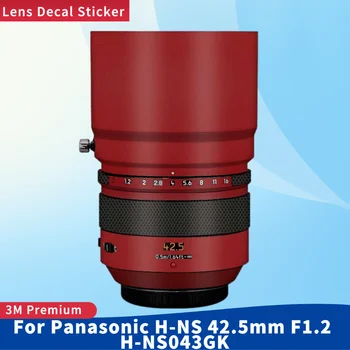 Panasonic için H-NS 42.5 mm F1. 2 H-NS043GK Kamera Lens Cilt Anti-Scratch koruyucu film Vücut Koruyucu Sticker G 42.5 F / 1.2 ASPH