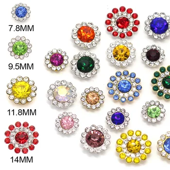 Pençe Kupası Rhinestones Giysi İçin Çiçek Kristaller El Sanatları İçin Rhinestones Dikmek Düğmeler Düz Geri Taşlar Cam Strass DIY Takı