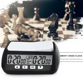 Profesyonel Masa Oyunu Zamanlayıcı Geri Sayım Masa Oyunu Kronometre Taşınabilir dijital saat Masa Oyunları Uluslararası Satranç