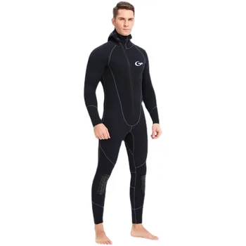 Profesyonel Ücretsiz Derin dalgıç kıyafeti 3mm Dalış Tek parça Wetsuit 5mm 7mm Açık Spor Soğuk Kış Wetsuit