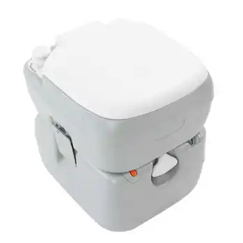 RV Taşınabilir Tuvalet 5 Galon Tankı Geçirmez Koku Giderme Kaset Tuvalet Seyahat Kamp RV Tekne Aksesuarları