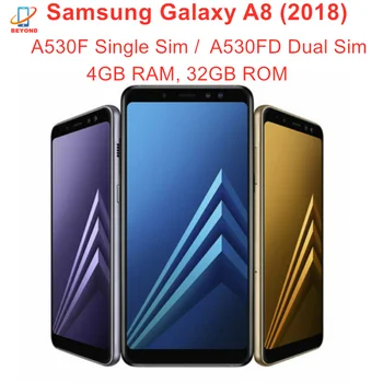 Samsung Galaxy A8 2018 A530F A530FD RAM 4 GB ROM 32 GB Octa Çekirdek 5.6 