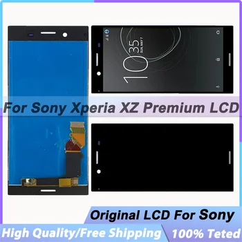 Sony Xperia XZP XZ Premium Için orijinal LCD dokunmatik LCD EKRAN ekran takımı sayısallaştırıcı Değiştirme Ekran Sony XZP LCD