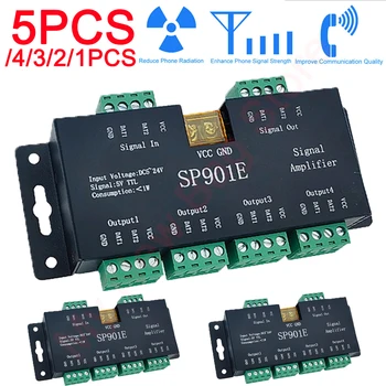 SP901E DC5-24V sinyal amplifikatörü 4CH Grubu Amplifikatör DMX512 Piksel LED Şerit