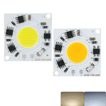 Süper parlak LED Çip 30W LED lamba yuvası AC 220V 240V Soğuk Sıcak Akıllı Ic'lerin Sürülmesi Gerekmez Spot Aydınlatma Projektör