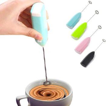 Sütlü içecek Kahve Çırpma Karıştırıcı Mini süt köpürtücü Mikser Paslanmaz Çelik Elektrikli Ev Mutfak Yumurta Çırpıcı mutfak gereçleri