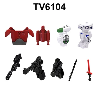 TV6104 Film Karakterleri SW Askerler Mini Şaşkın Yapı Taşları Tuğla Aksiyon Figürleri ABS Plastik çocuk Oyuncakları Koleksiyonları